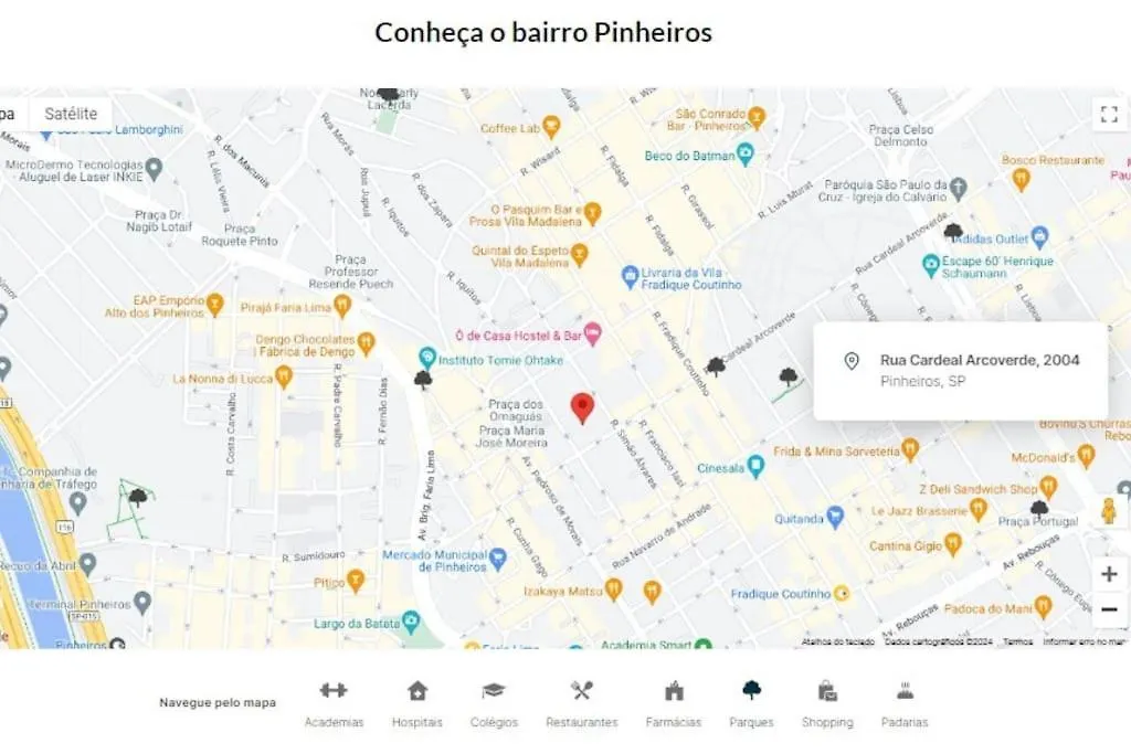 Apartment Studio Em Pinheiros - 2 Quadras Da Faria Lima E Vila Madalena Sao Paulo